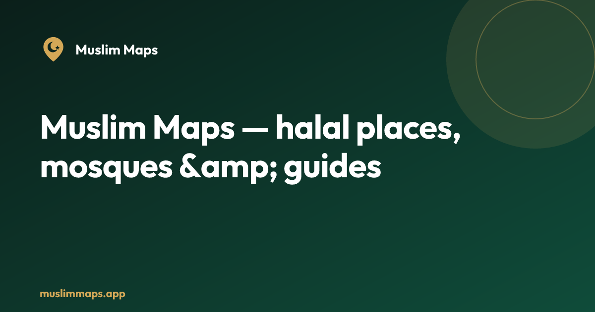 Help Centre | Muslim Maps
