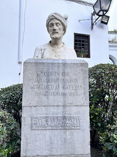 Statue of Muhammad ibn Aslam al-Ghafiqi, Córdoba, Spain